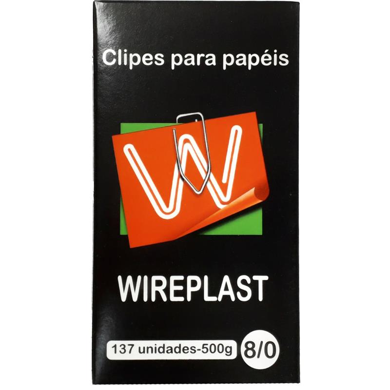 CLIPS GALVANIZADO AÇO 8/0 500G WIREPLAST