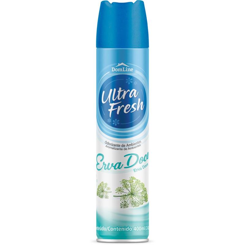 ODORIZADOR DE AMBIENTE DOMLINE ULTRA FRESH ERVA DOCE 400 ML BASTON UNIDADE