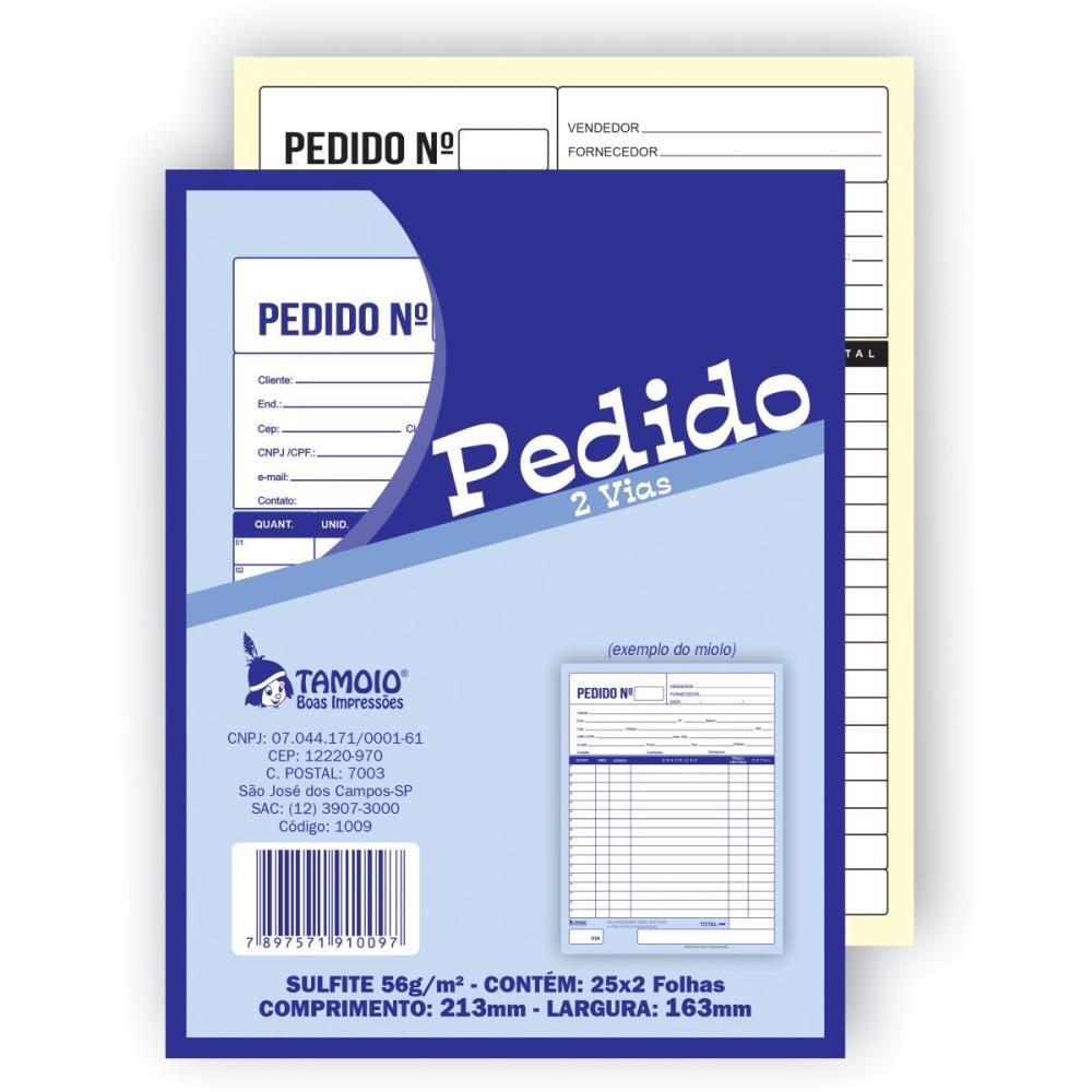 Talão De Pedido 2 Vias 50Fls Tamoio 1009