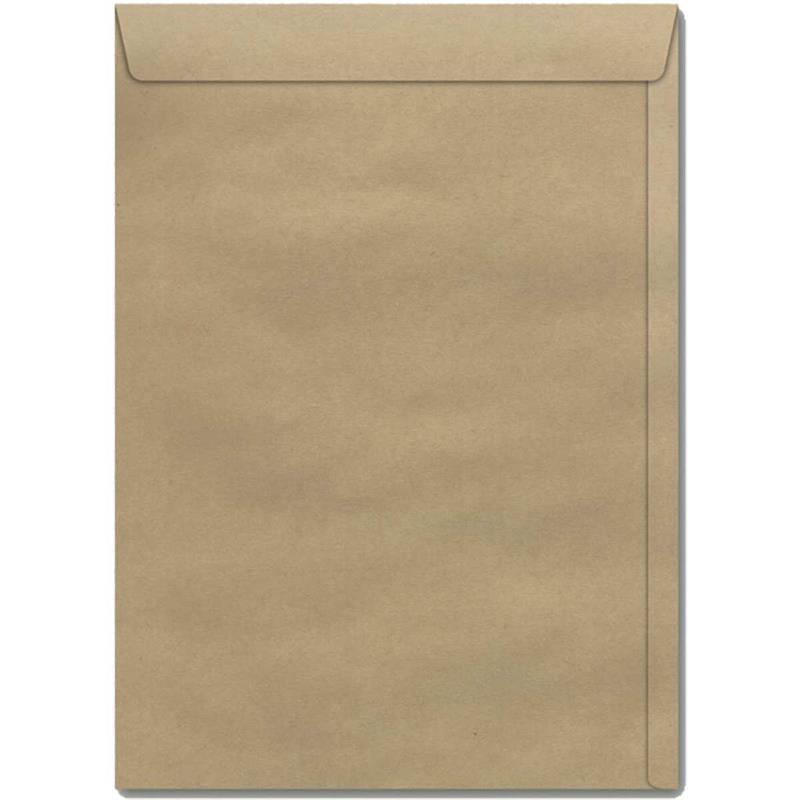 ENVELOPE SACO NATURAL 176X250 80G KN 25 SCRITY CX C/ 100 UNIDADES