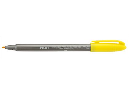 CANETA PARA RETRO PILOT 2.0MM AMARELA COM 12