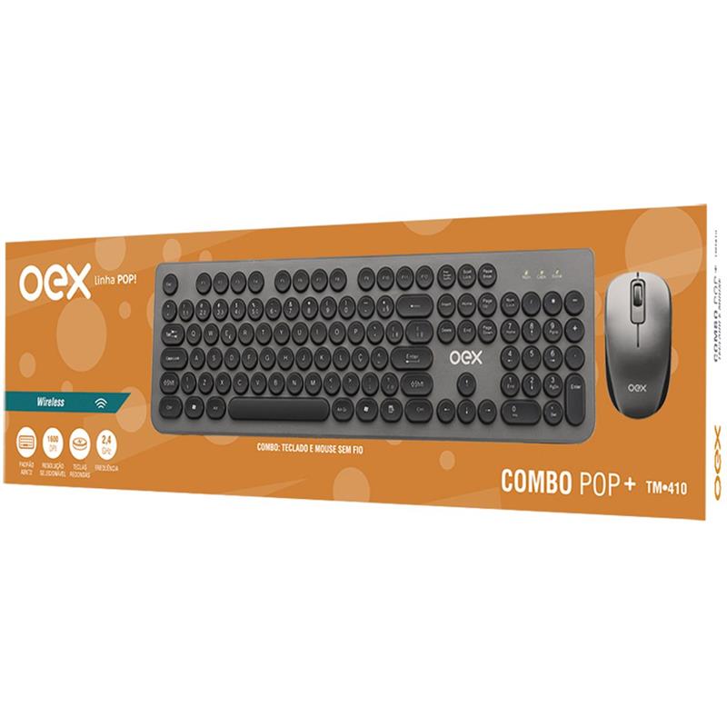 KIT DE PERIFÉRICO POP+ TECL+MOUSE S/FIO CHUMBO - NEWEX KIT
