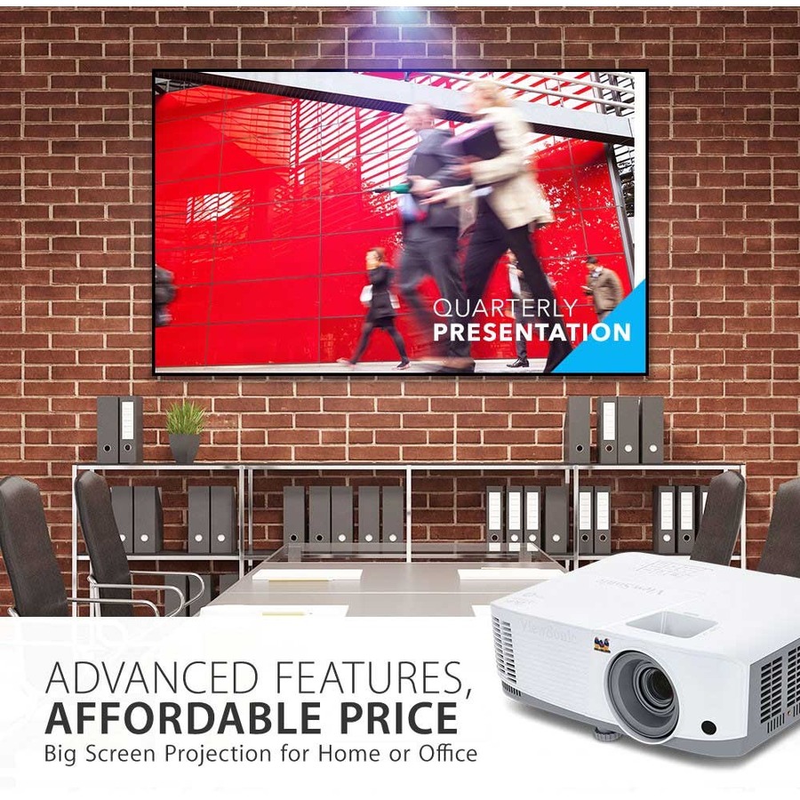VIEWSONIC PROJETOR VIEWSONIC DLP SVGA 800 X600 3600 LUMENS HDMI 3 ANOS MENOS
