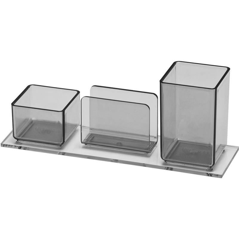 ACESSORIO PARA MESA LAPIS/CLIPS/LEMBRETE FUME - ACRIMET UNIDADE