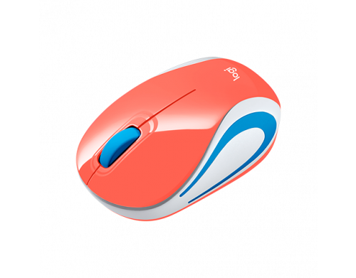 MOUSE LOGITECH M187 S/FIO MINI USB OPTICO RC/NANO CORAL