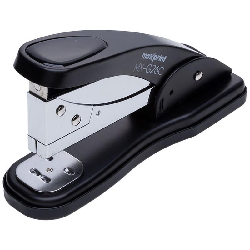 GRAMPEADOR PLÁSTICO MX-G26 24/6 E 26/6 PARA 26 FLS. PRETO- MAXPRINT UNIDADE
