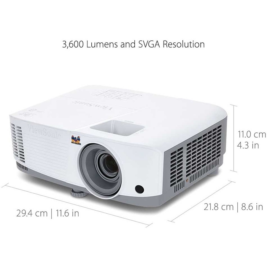 VIEWSONIC PROJETOR VIEWSONIC DLP SVGA 800 X600 3600 LUMENS HDMI 3 ANOS MENOS