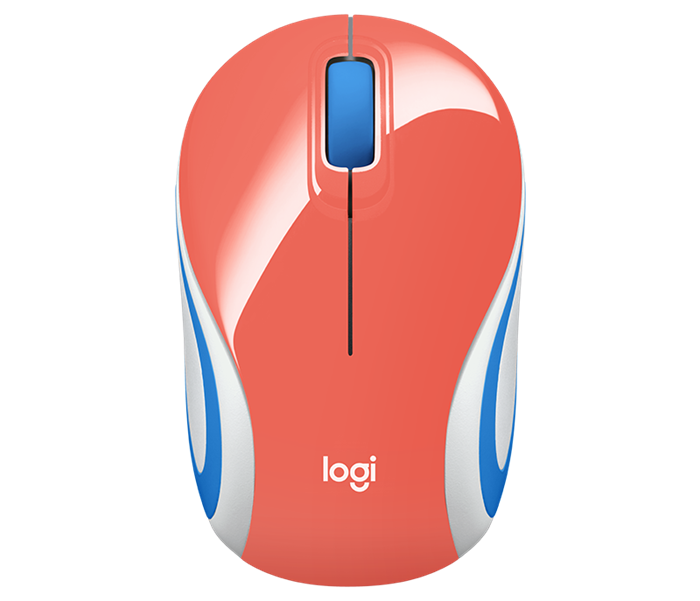 MOUSE LOGITECH M187 S/FIO MINI USB OPTICO RC/NANO CORAL