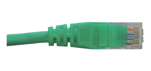25 PÇS PATCH CORD INJETADO LAN FLEXÍVEL CAT 5E VERDE 1,5M