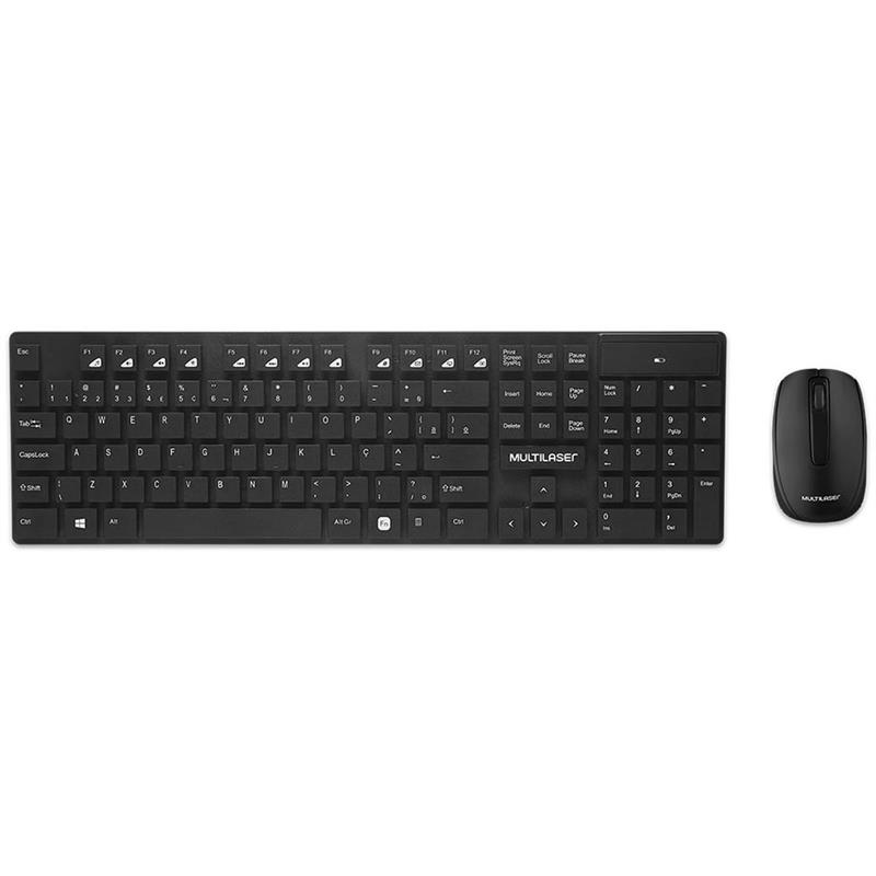 KIT PERIFÉRICOS TECLADO FLUTUANTE E MOUSE SEM FIO - MULTI KIT