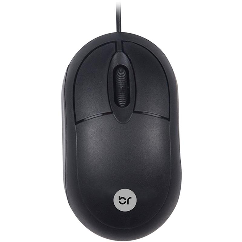 MOUSE ÓPTICO USB ESPANHA 1.000 DPI PRETO - BRIGHT UNIDADE