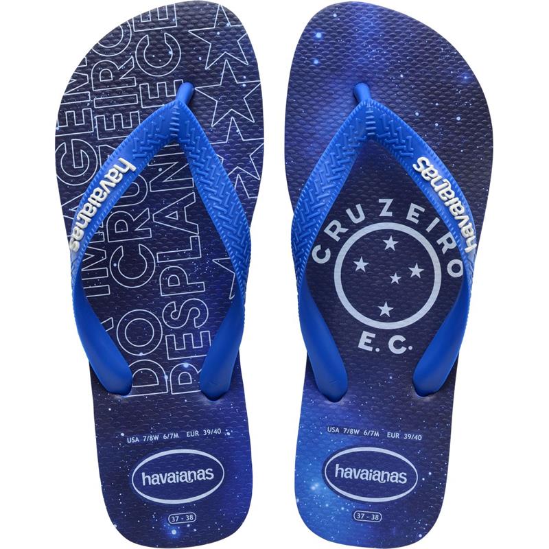 CHINELO HAVAIANAS LICENCIADO TOP CRUZEIRO 37/8 AZUL ESTRELA - HAVAIANAS PAR