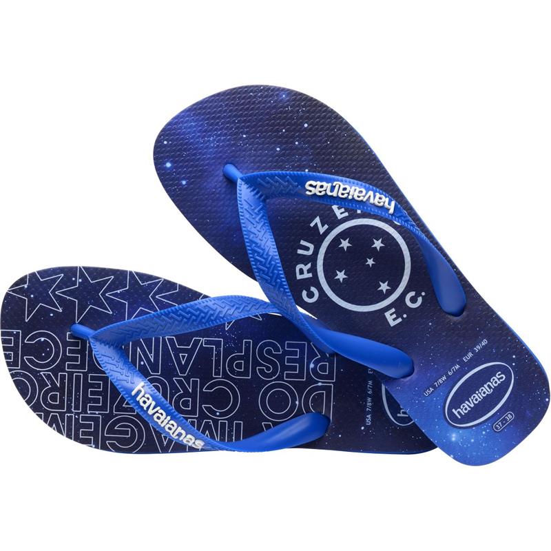 CHINELO HAVAIANAS LICENCIADO TOP CRUZEIRO 37/8 AZUL ESTRELA - HAVAIANAS PAR