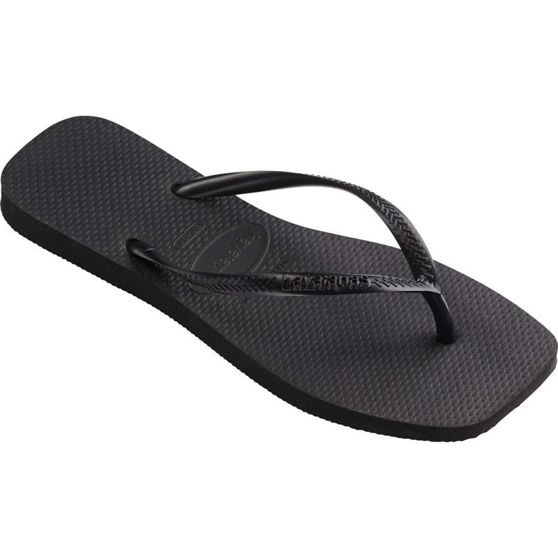 CHINELO HAVAIANAS FEMININO SLIM SQUARE 39/0 PRETO - HAVAIANAS PAR