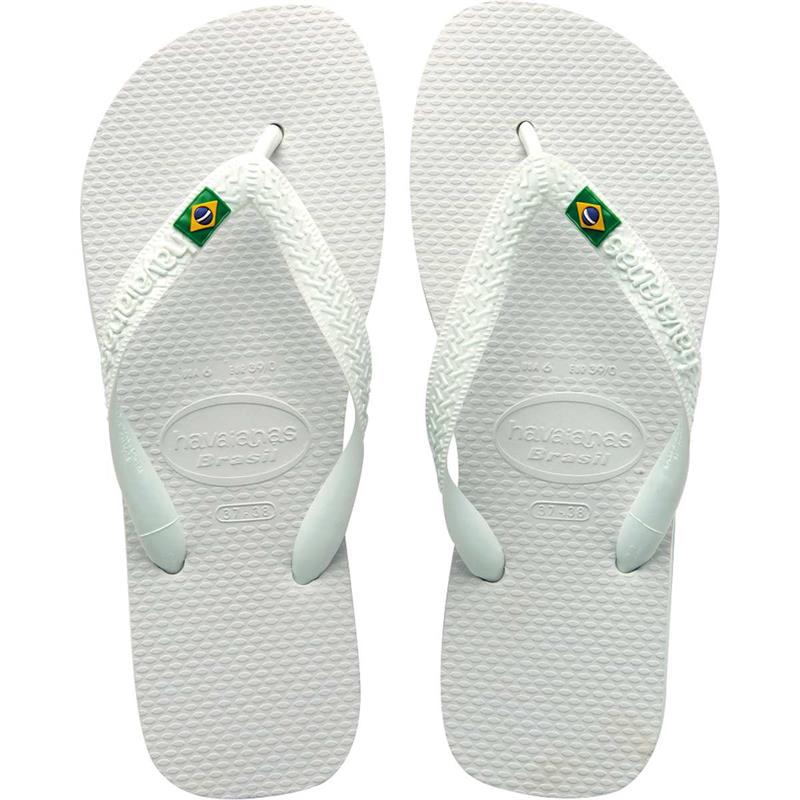 CHINELO HAVAIANAS (UNISSEX) BRASIL 37/8 BRANCO - HAVAIANAS PAR
