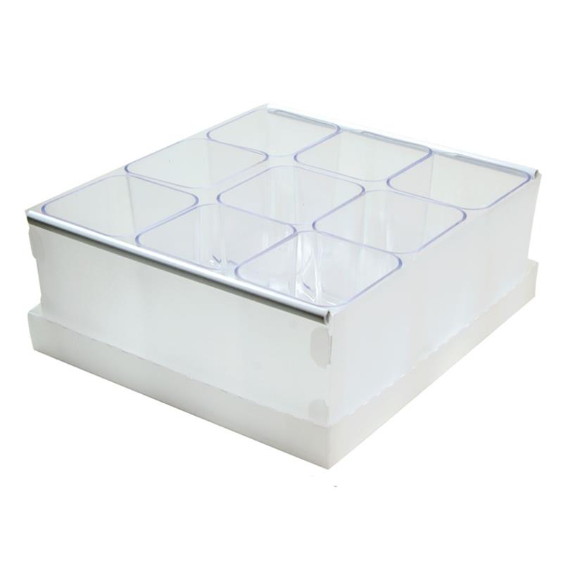 CAIXA ORGANIZADORA C/09 DIVISORIAS CRISTAL - DELLO UNIDADE