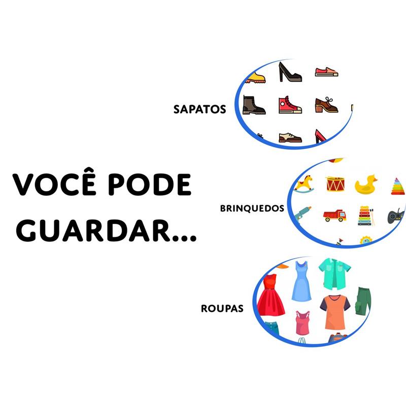 CAIXA ORGANIZADORA NOVAONDA CRISTAL EXG 48 X 33 X 20 - POLIBRAS UNIDADE