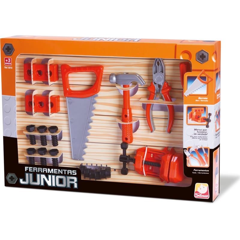 BRINCANDO DE PROFISSÕES FERRAMENTAS JUNIOR - SILMAR BRINQUEDOS UNIDADE