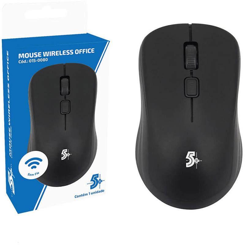 MOUSE OTICO SEM FIO WIRELESS 2.4GHZ OFFICE - SANTANA CENTRO UNIDADE