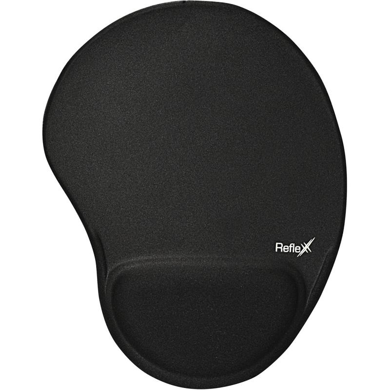MOUSE PAD TECIDO COM APOIO 19 CM X 25 CM PRETO - REFLEX UNIDADE