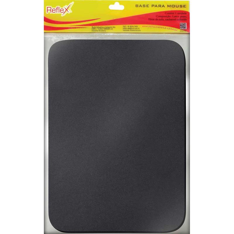MOUSE PAD TECIDO EMBORRACHADO CINZA - REFLEX UNIDADE