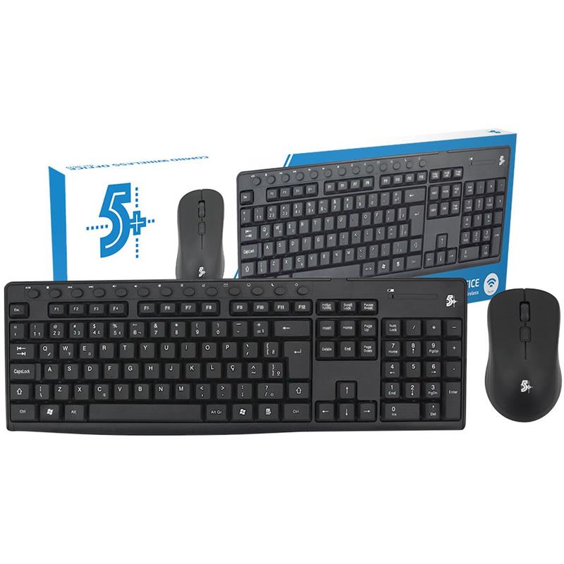 KIT DE PERIFÉRICO TECLADO+MOUSE WIRELESS 2.4GHZ - SANTANA CENTRO UNIDADE