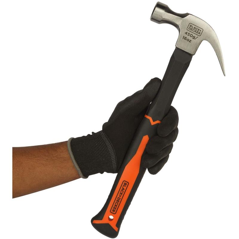 FERRAMENTA MANUAL MARTELO UNHA CABO FIBRA DE VIDRO - BLACK & DECKER UNIDADE