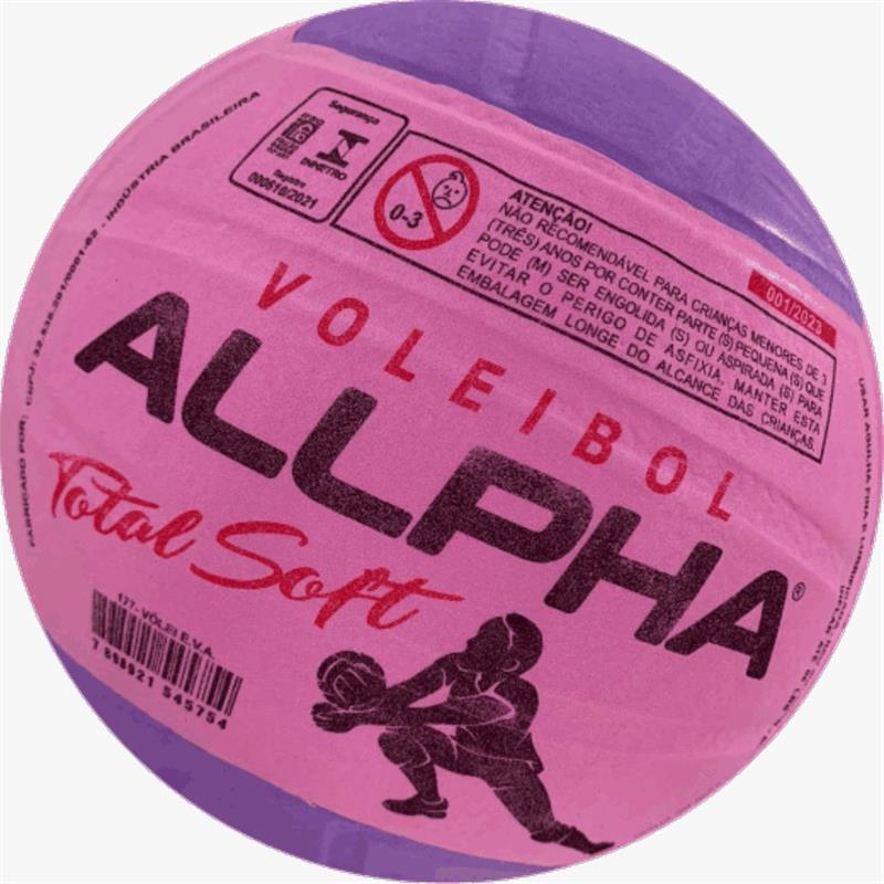 BOLA INFANTIL VÔLEI TOTAL SOFT EVA SORTIDO - ALLPHA BOLAS UNIDADE
