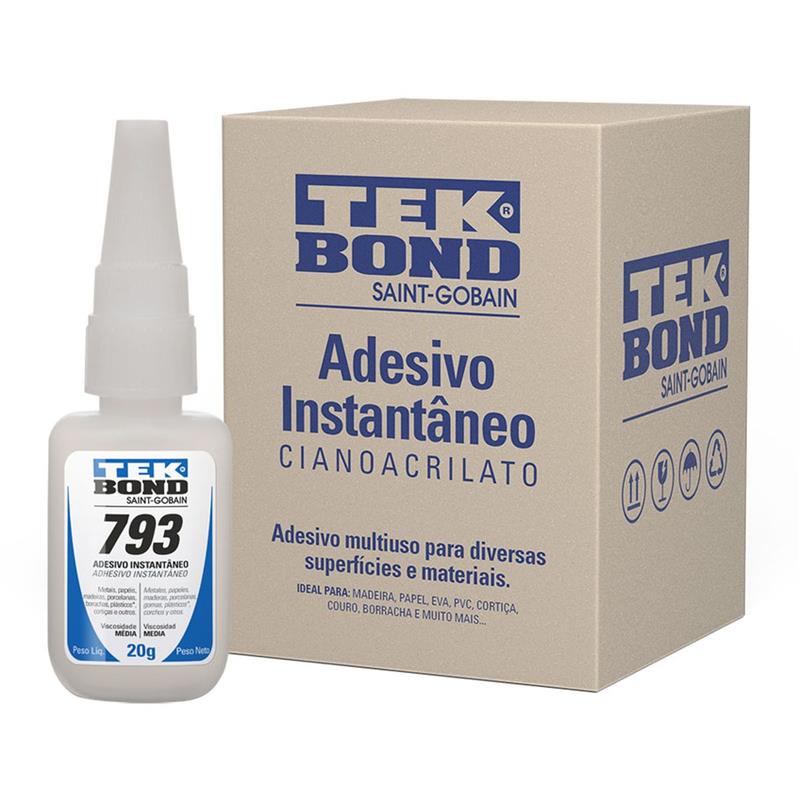 COLA (ADESIVO INSTANTÂNEO) 793 20G - TEKBOND CX.C/10