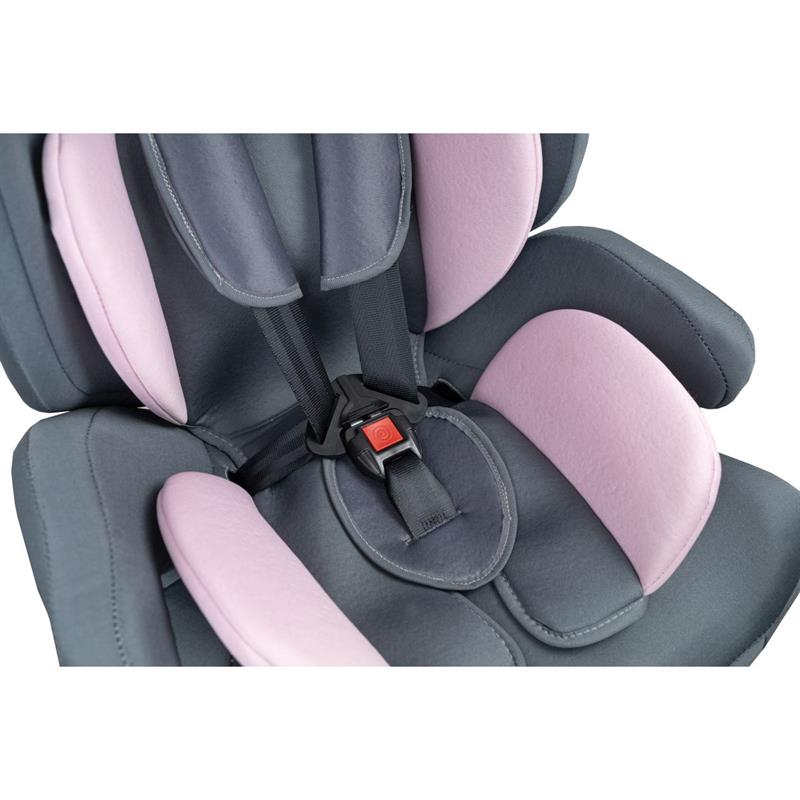 CADEIRA DE SEGURANÇA PARA CARRO GRAFITE E ROSA 9-36KG - STYLL BABY UNIDADE