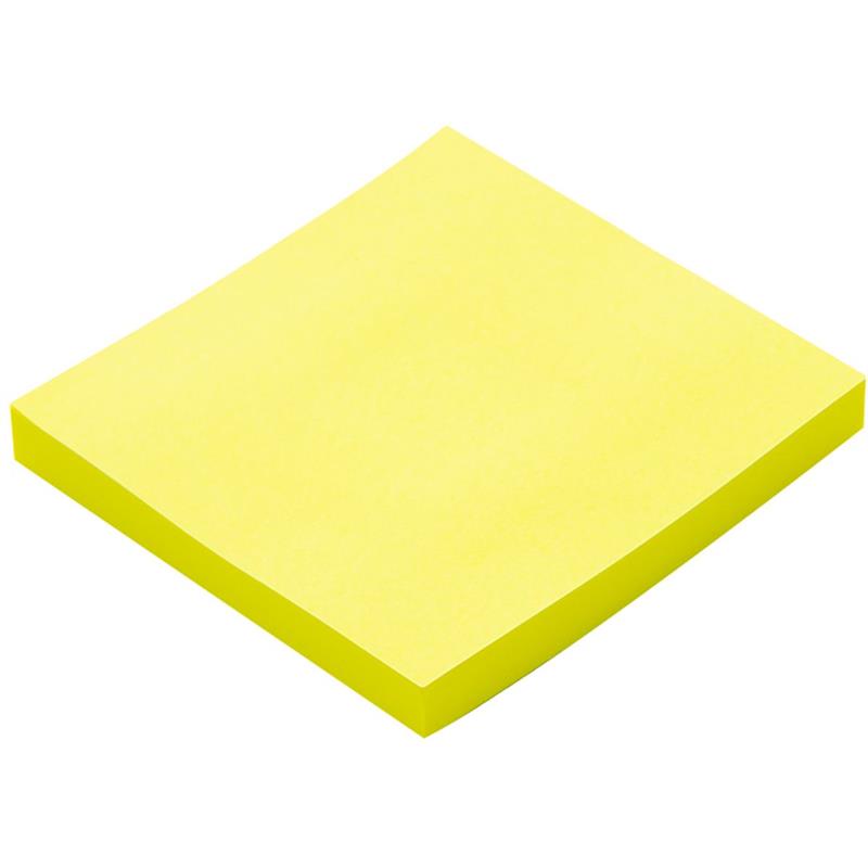 BLOCO DE RECADO AUTOADESIVO 360 GRAUS 76 MM X 76 MM 100 FLS. AMARELO - MAXPRINT UNIDADE