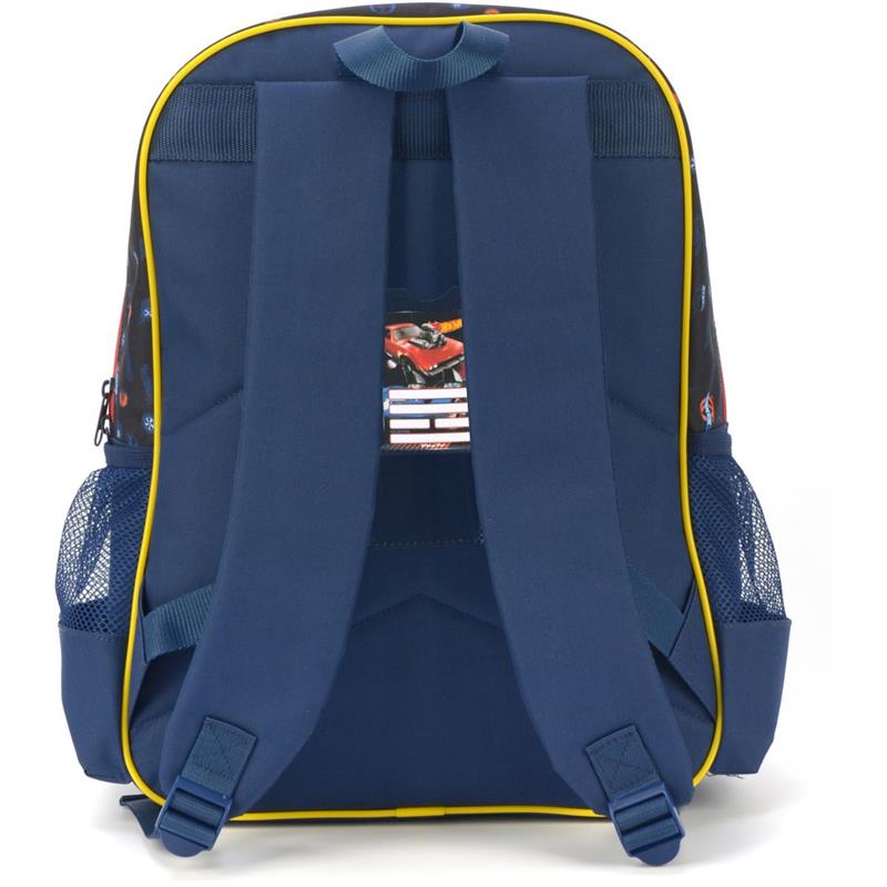 MOCHILA INFANTIL HOT WHEELS GRANDE AZUL - LUXCEL UNIDADE