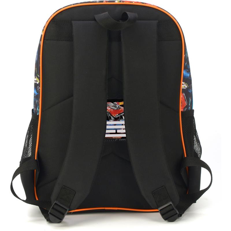 MOCHILA INFANTIL HOT WHEELS GRANDE PRETA - LUXCEL UNIDADE