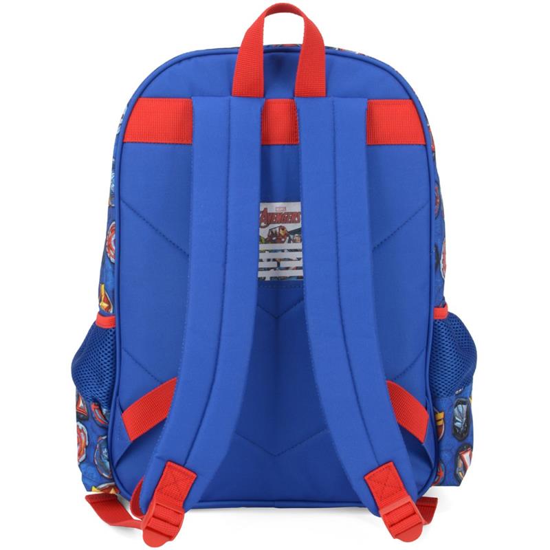MOCHILA INFANTIL THE AVENGERS GRANDE AZUL - LUXCEL UNIDADE