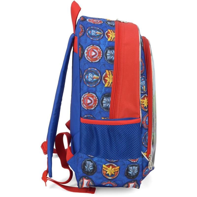 MOCHILA INFANTIL THE AVENGERS GRANDE AZUL - LUXCEL UNIDADE