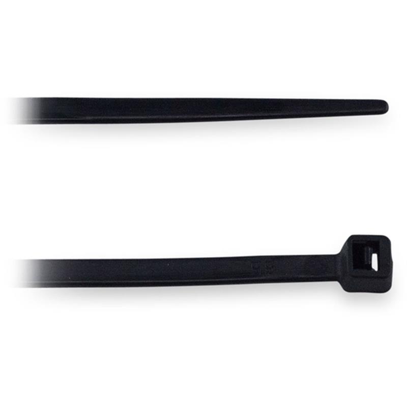 ABRACADEIRA NYLON PRETA 3,6X200MM. - FORCE LINE PCT.C/100