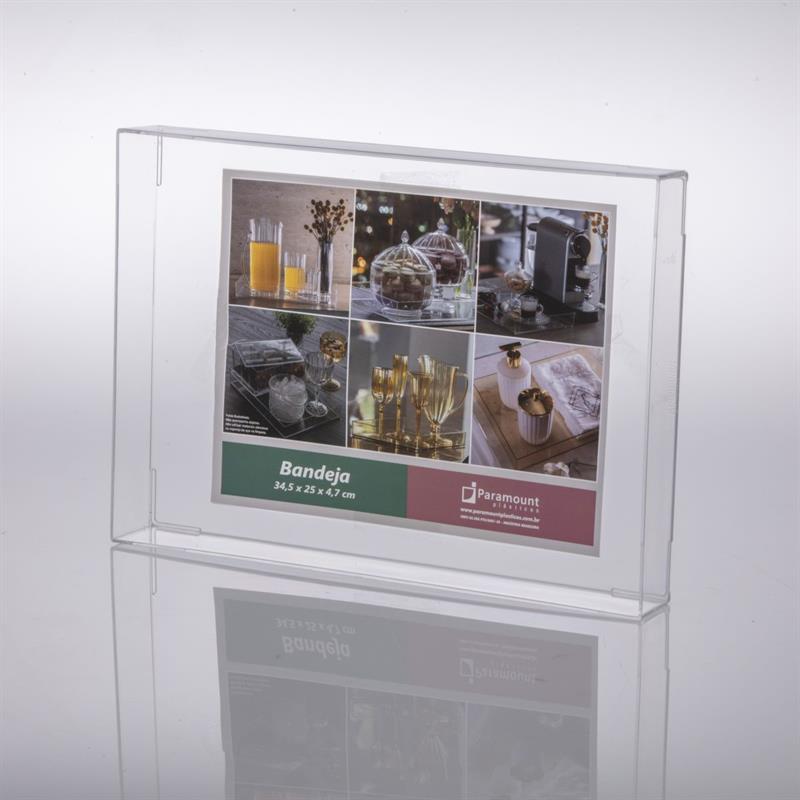 ORGANIZADOR CRISTAL 34,5 CM X 25 CM X 4,7 CM - PARAMOUNT UNIDADE
