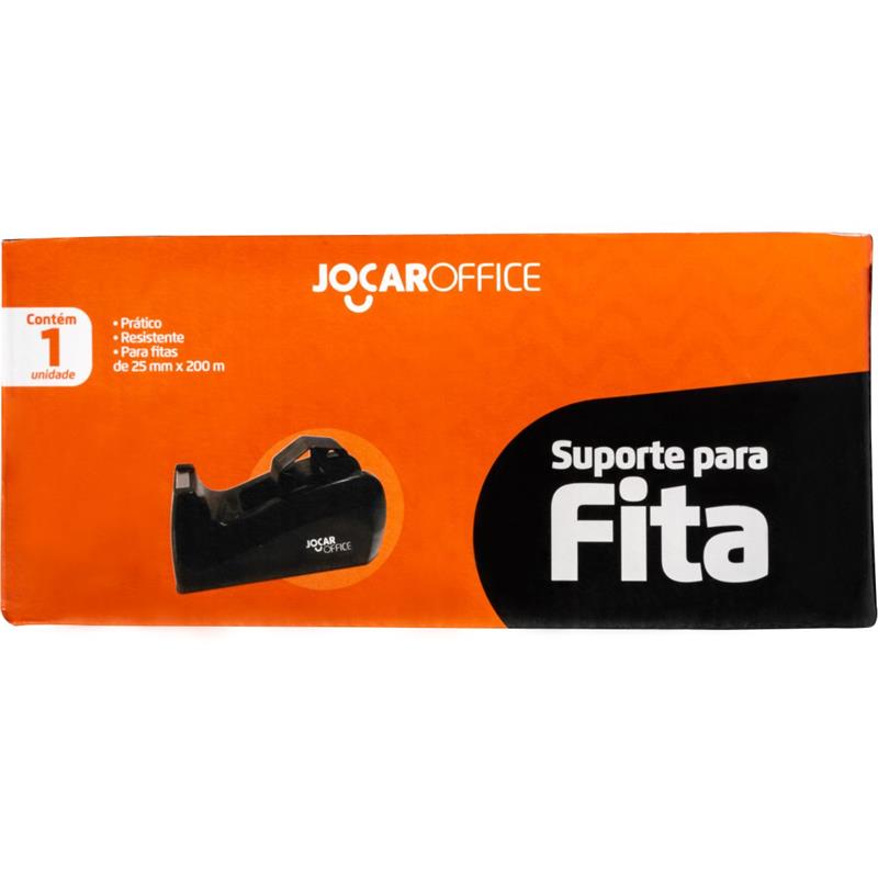 SUPORTE PARA FITA ADESIVA JOCAR OFFICE G PRETO - LEONORA UNIDADE