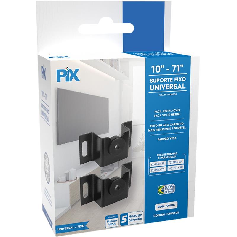 SUPORTE UNIVERSAL FIXO LED/LCD 10 A 71POL ATE40K - SANTANA CENTRO UNIDADE