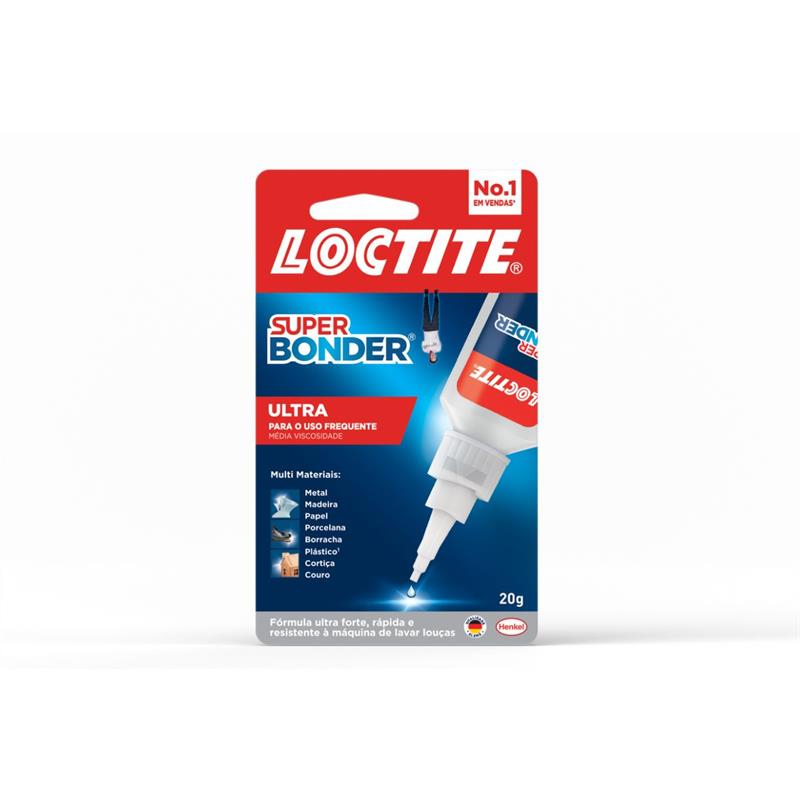 COLA ADESIVO INSTANTÂNEO SUPER BONDER ULTRA 20G LOCTITE - HENKEL UNIDADE