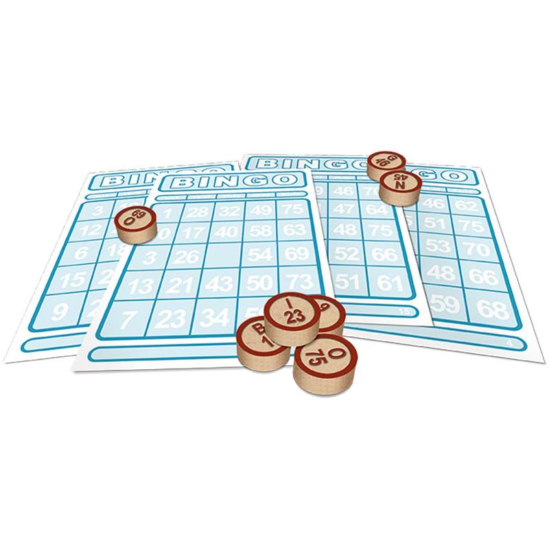 JOGO DE BINGO BINGO DE PEDRAS DE MADEIRA - XALINGO UNIDADE