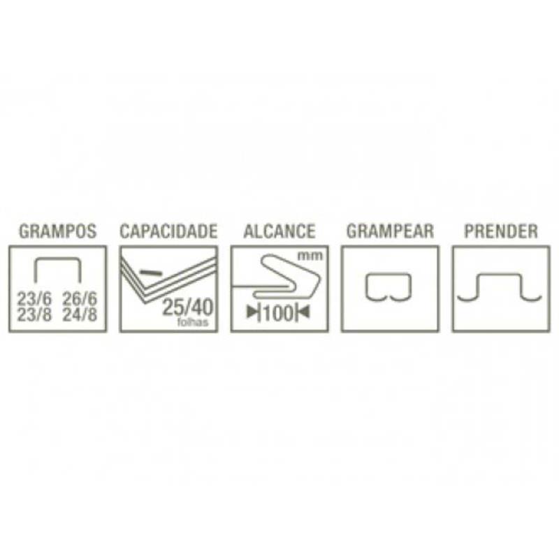 GRAMPEADOR METAL CIS C-15 MESA 40 FLS. CINZA - SERTIC UNIDADE