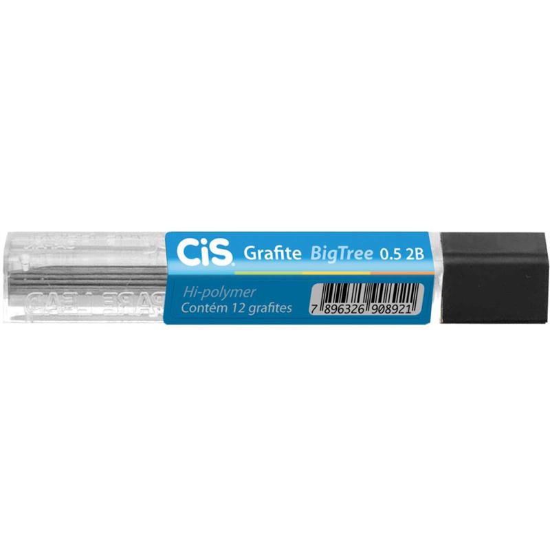 GRAFITE (0,5 MM) 2B 12TUBOSX12MINAS BIGTREE - SERTIC CAIXINHA