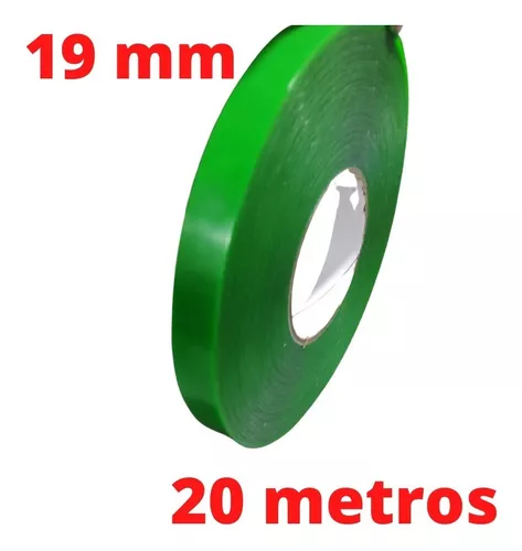 10 ROLOS FITA DUPLA FACE PROFISSIONAL EXTRA FORTE 19MMX20M
