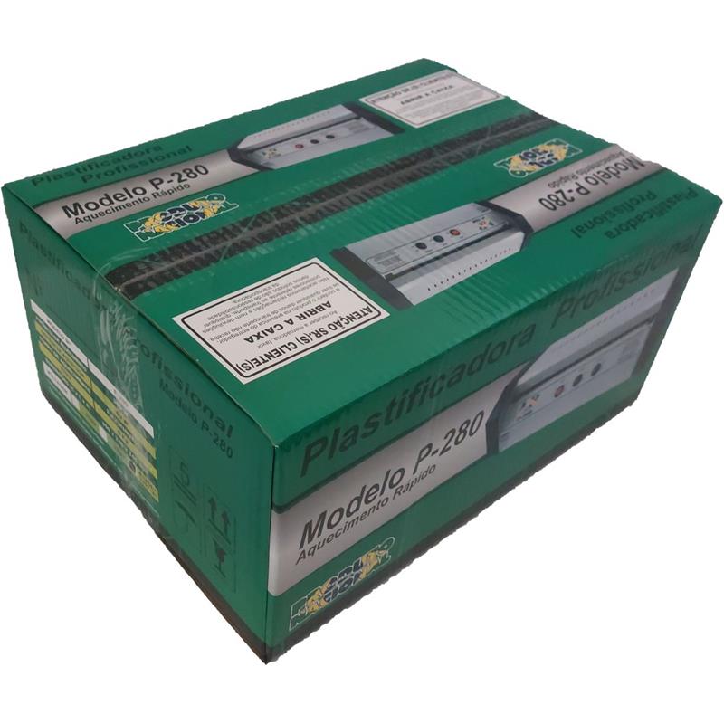 MÁQUINA PLASTIFICADORA OFICIO P-280 BIVOLT - MR MAQUINAS UNIDADE