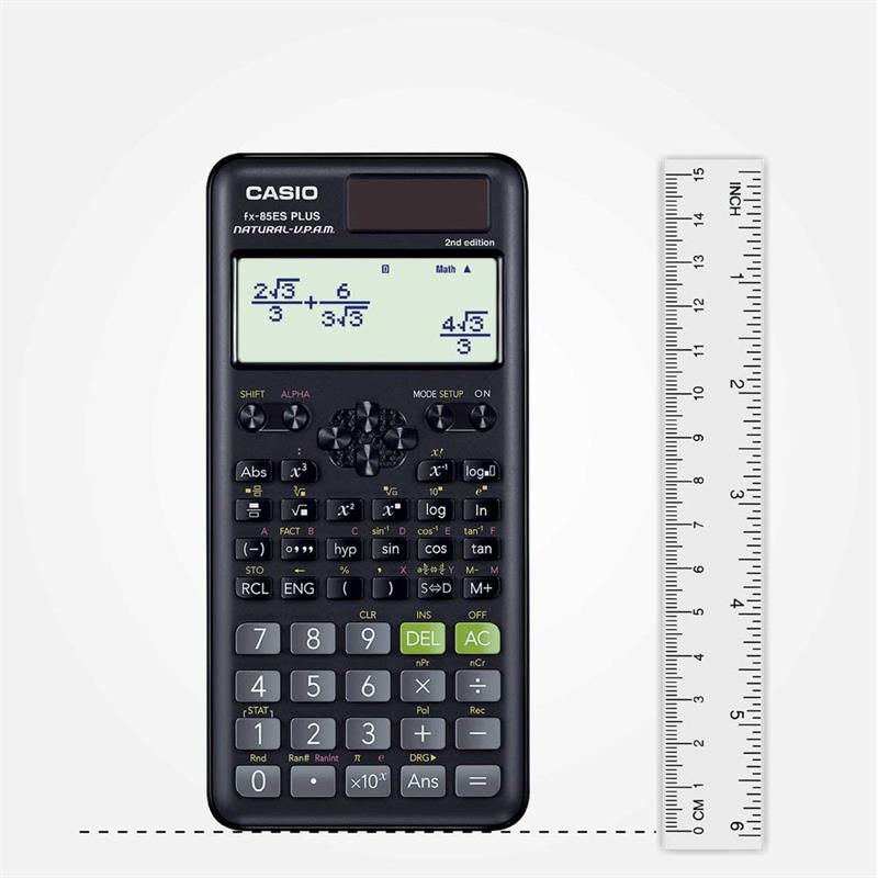 CALCULADORA CIENTIFICA FX82 ESP. 252 FUNCOES PRETA - CASIO UNIDADE