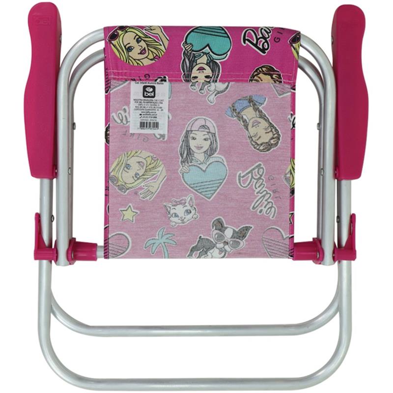 CADEIRA PARA PISCINA E PRAIA BARBIE 30 KG 39 CM X 41,5 CM X 49,5 CM - BEL UNIDADE