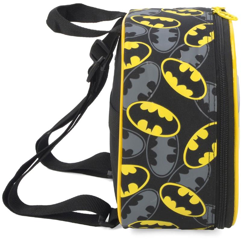 LANCHEIRA TÉRMICA BATMAN MÃO E COSTAS AMARELO - LUXCEL UNIDADE