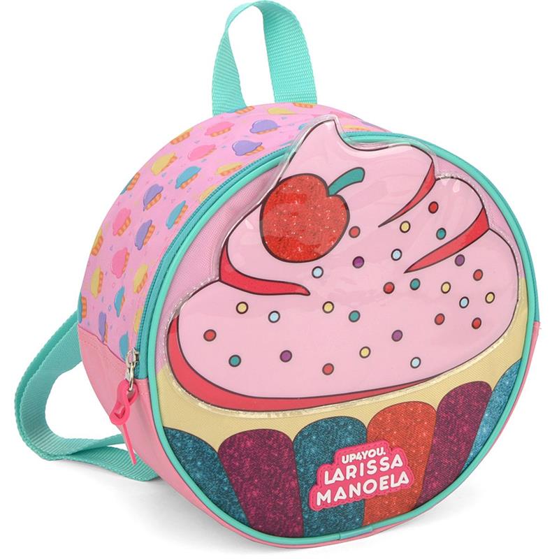 LANCHEIRA TÉRMICA UP4YOU CUPCAKE MÃO E COSTAS ROSA - LUXCEL UNIDADE