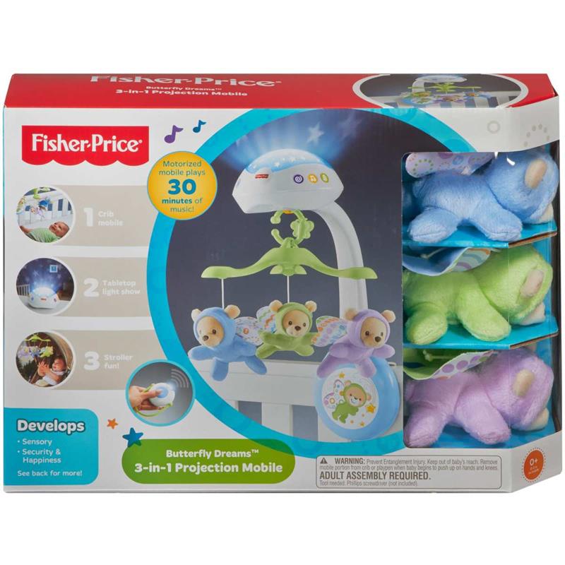FISHER-PRICE NEWBORN TOYS SUPER MOB URS FOFIN 3 EM 1 - MATTEL UNIDADE